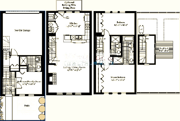 845 N Kingsbury Floorplan - Riverhome A Tier*